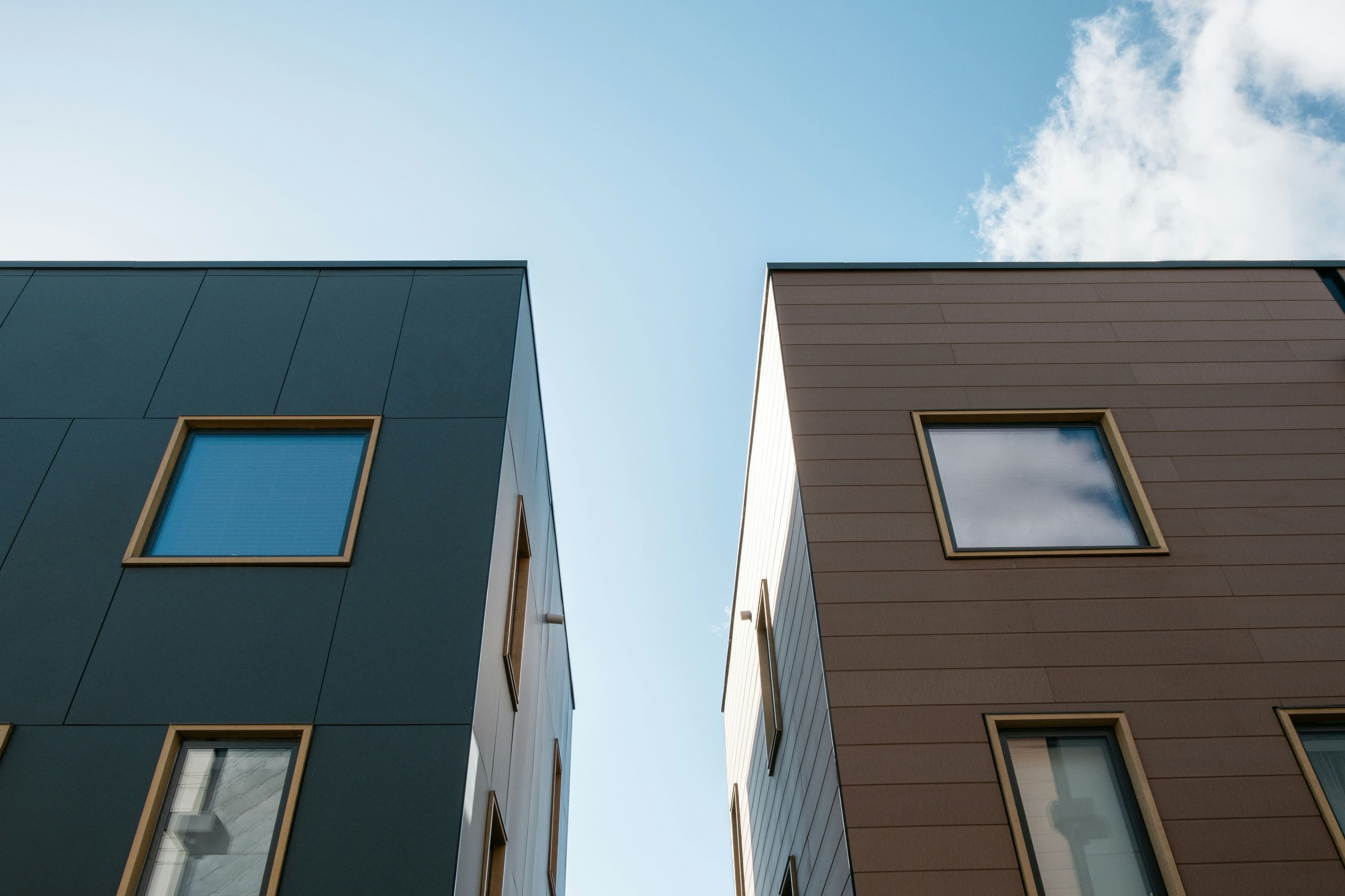 Modern residential neighbourhood